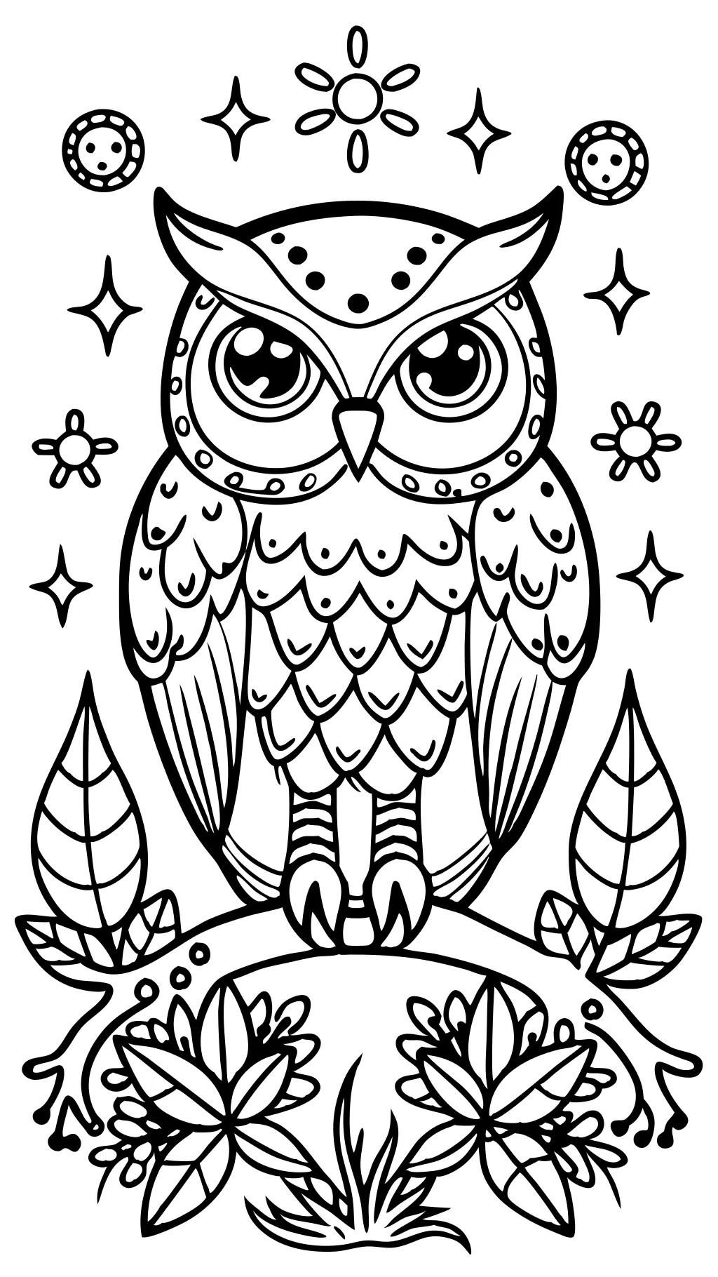 adult animal coloring page